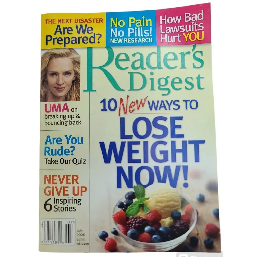 Readers Digest Magazines 34 Issues 2003 - 2009 Vintage Celebrity Health Politics
